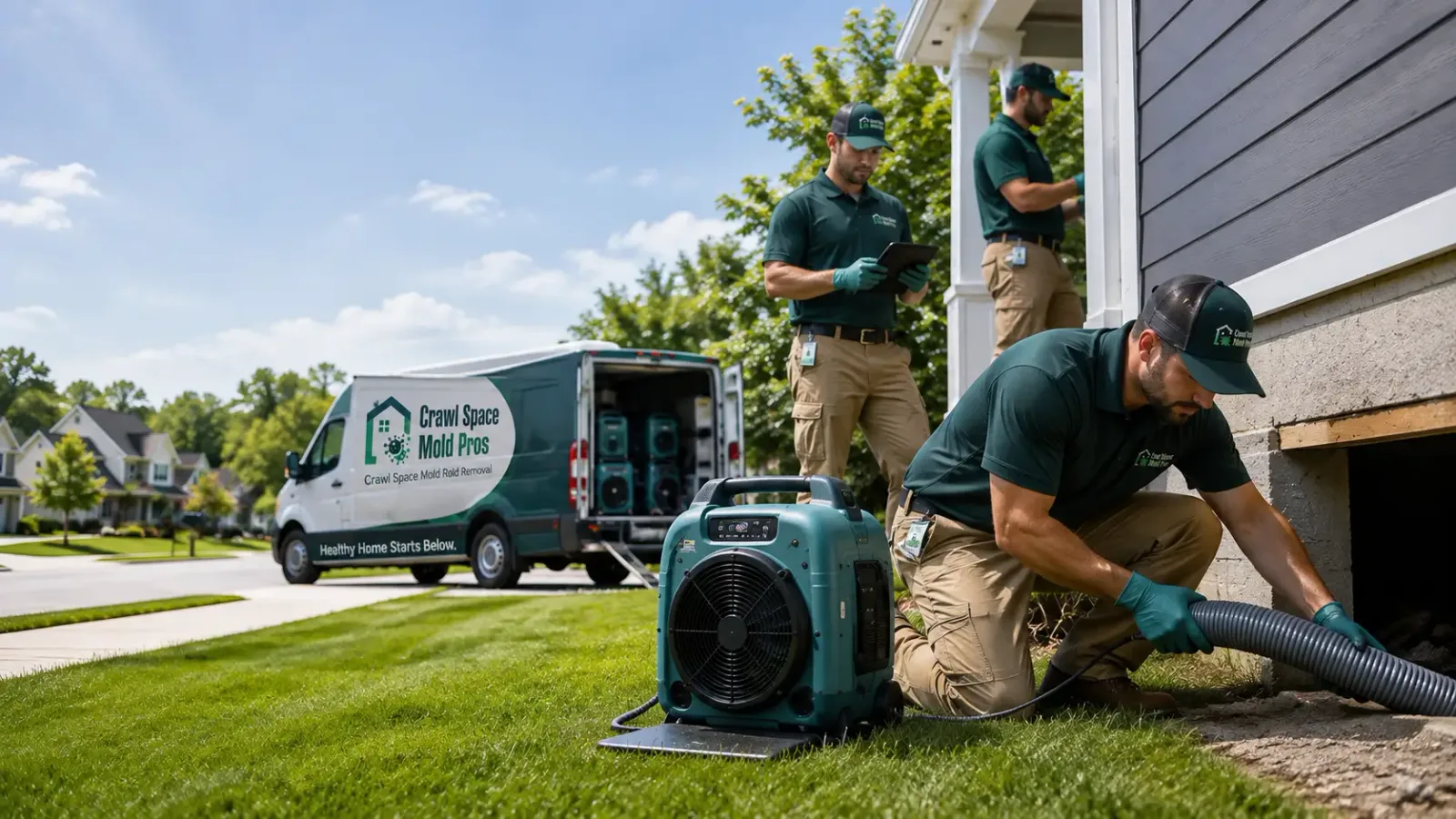 Crawl Space Mold Removal in Kilbourne, OH